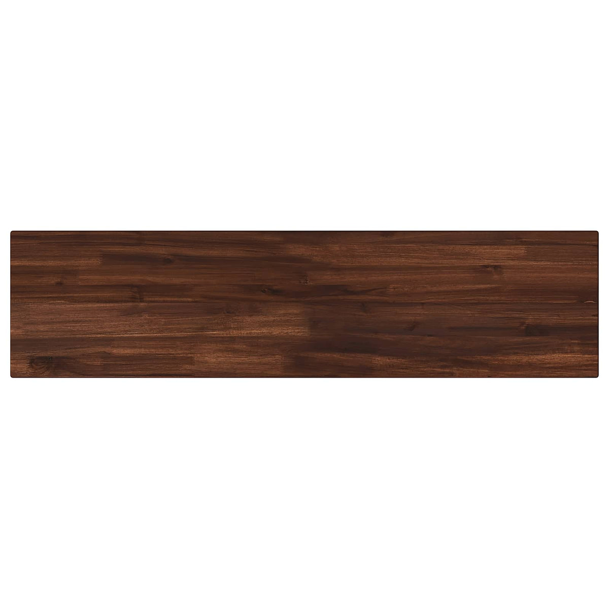 Rectangular Table Top 110 x 20 x 3.5 cm Rectangular Dark Brown