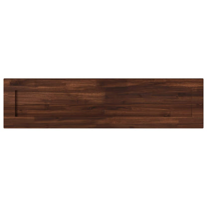 Rectangular Table Top 120 x 20 x 3.5 cm Rectangular Dark Brown