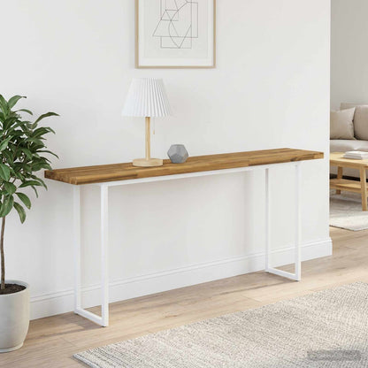 Rectangular Table Top 160 x 20 x 3.5 cm Rectangular White