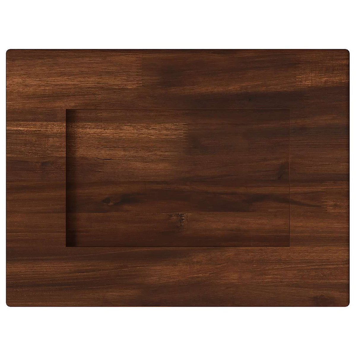 Rectangular Table Top 40 x 30 x 3.5 cm Rectangular Dark Brown