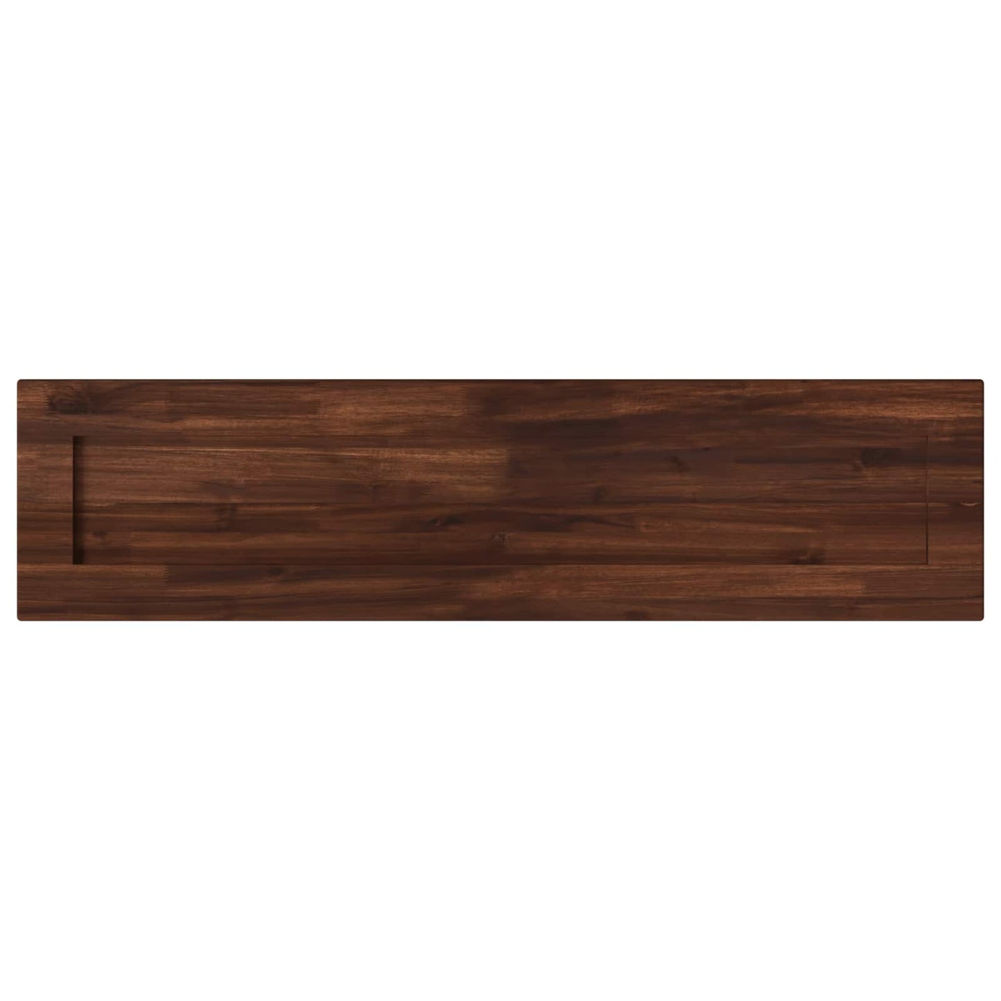 Rectangular Table Top 100 x 30 x 3.5 cm Rectangular Dark Brown