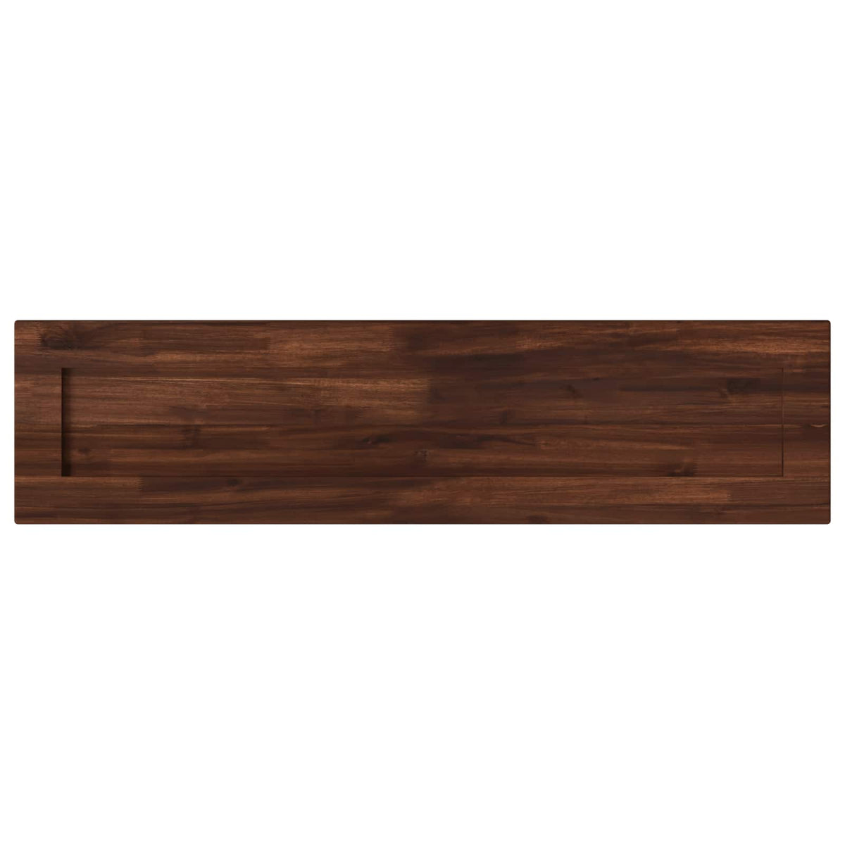 Rectangular Table Top 110 x 30 x 3.5 cm Rectangular Dark Brown