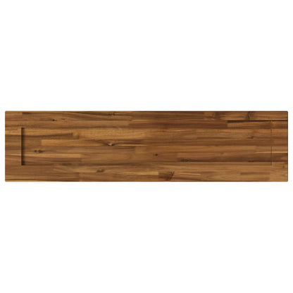 Rectangular Table Top 130 x 30 x 3.5 cm Rectangular Natural