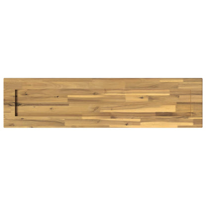 Rectangular Table Top 130 x 30 x 3.5 cm Rectangular White