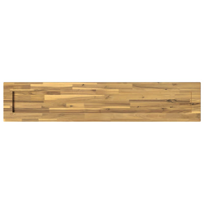 Rectangular Table Top 140 x 30 x 3.5 cm Rectangular White
