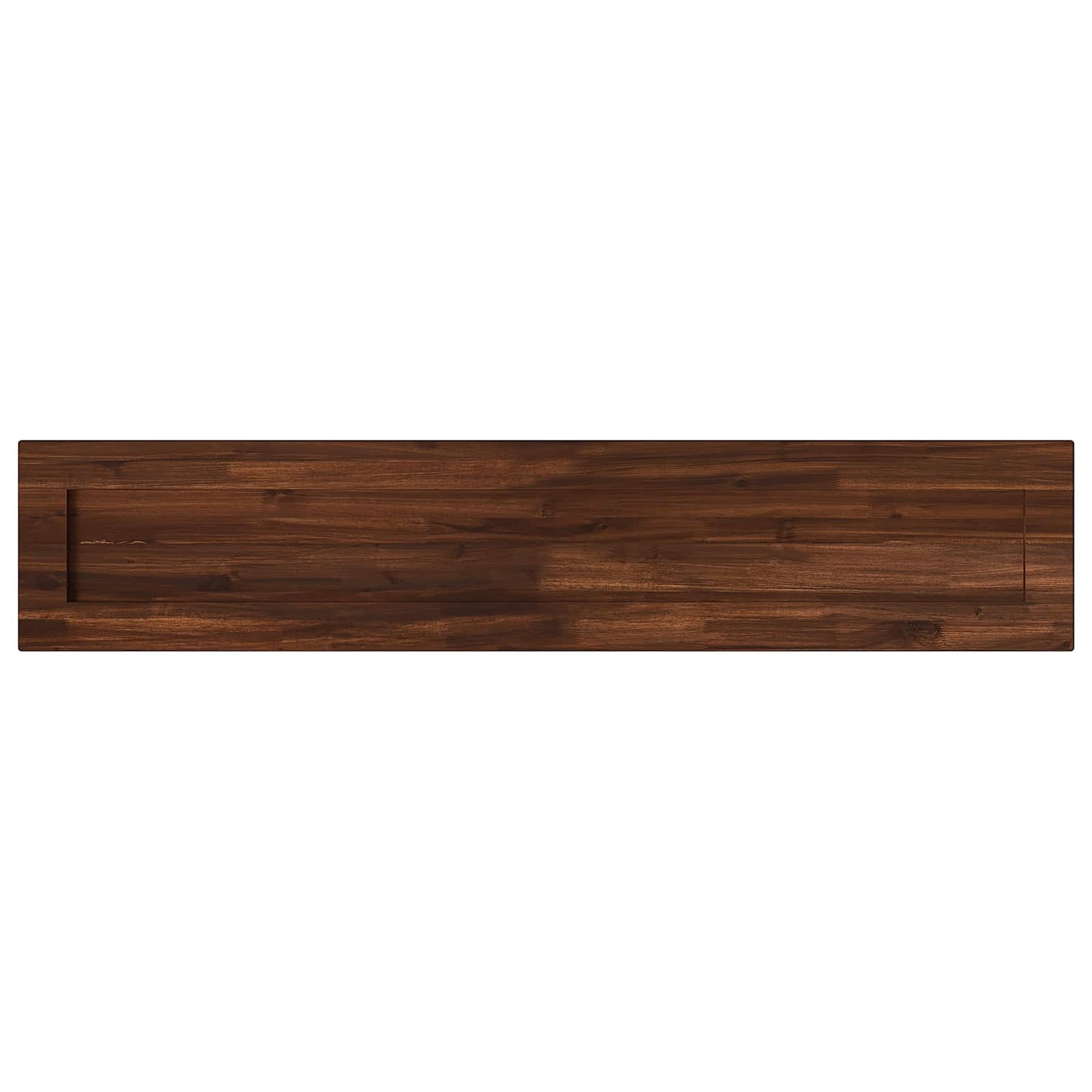 Rectangular Table Top 160 x 30 x 3.5 cm Rectangular Dark Brown