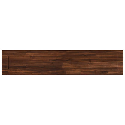 Rectangular Table Top 160 x 30 x 3.5 cm Rectangular Dark Brown