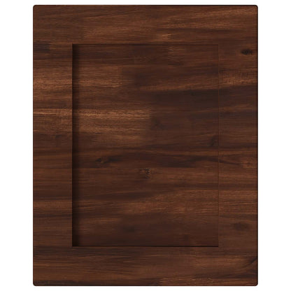 Rectangular Table Top 40 x 40 x 3.5 cm Square Solid Acacia Wood