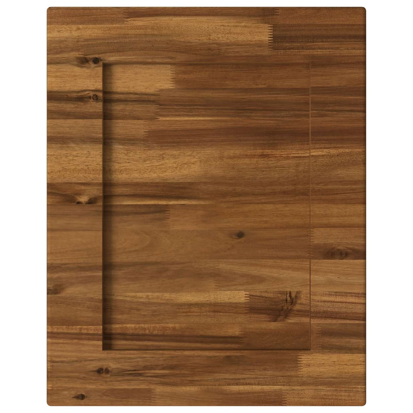 Rectangular Table Top 40 x 40 x 3.5 cm Square Solid Acacia Wood