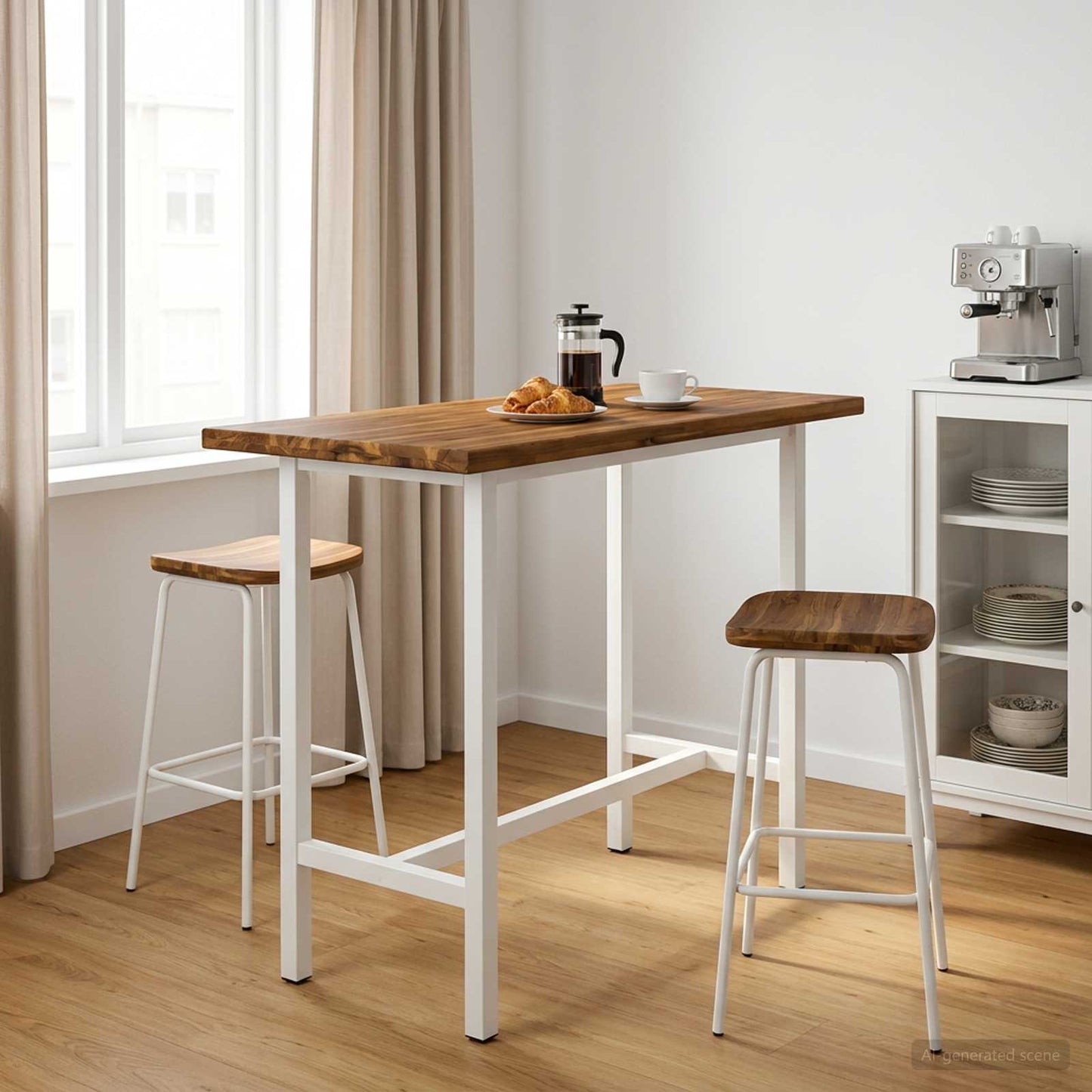 Rectangular Table Top 110 x 40 x 3.5 cm Rectangular Natural