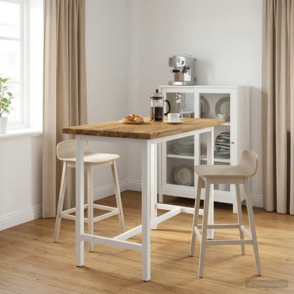 Rectangular Table Top 110 x 40 x 3.5 cm Rectangular White
