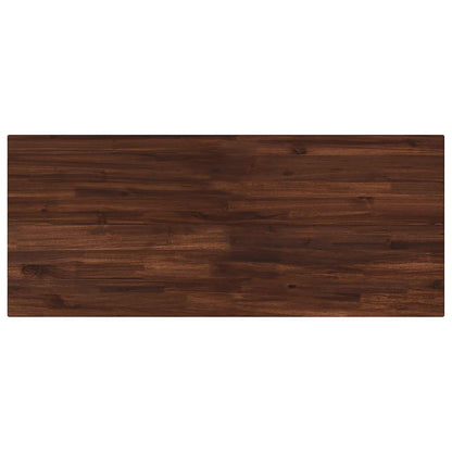 Rectangular Table Top 110 x 40 x 3.5 cm Rectangular Dark Brown