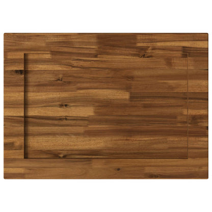 Rectangular Table Top 60 x 50 x 3.5 cm Rectangular Natural