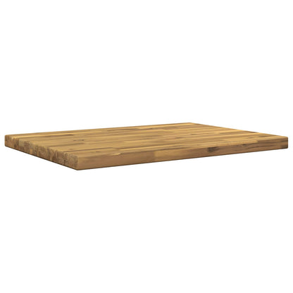 Rectangular Table Top 80 x 50 x 3.5 cm Rectangular White