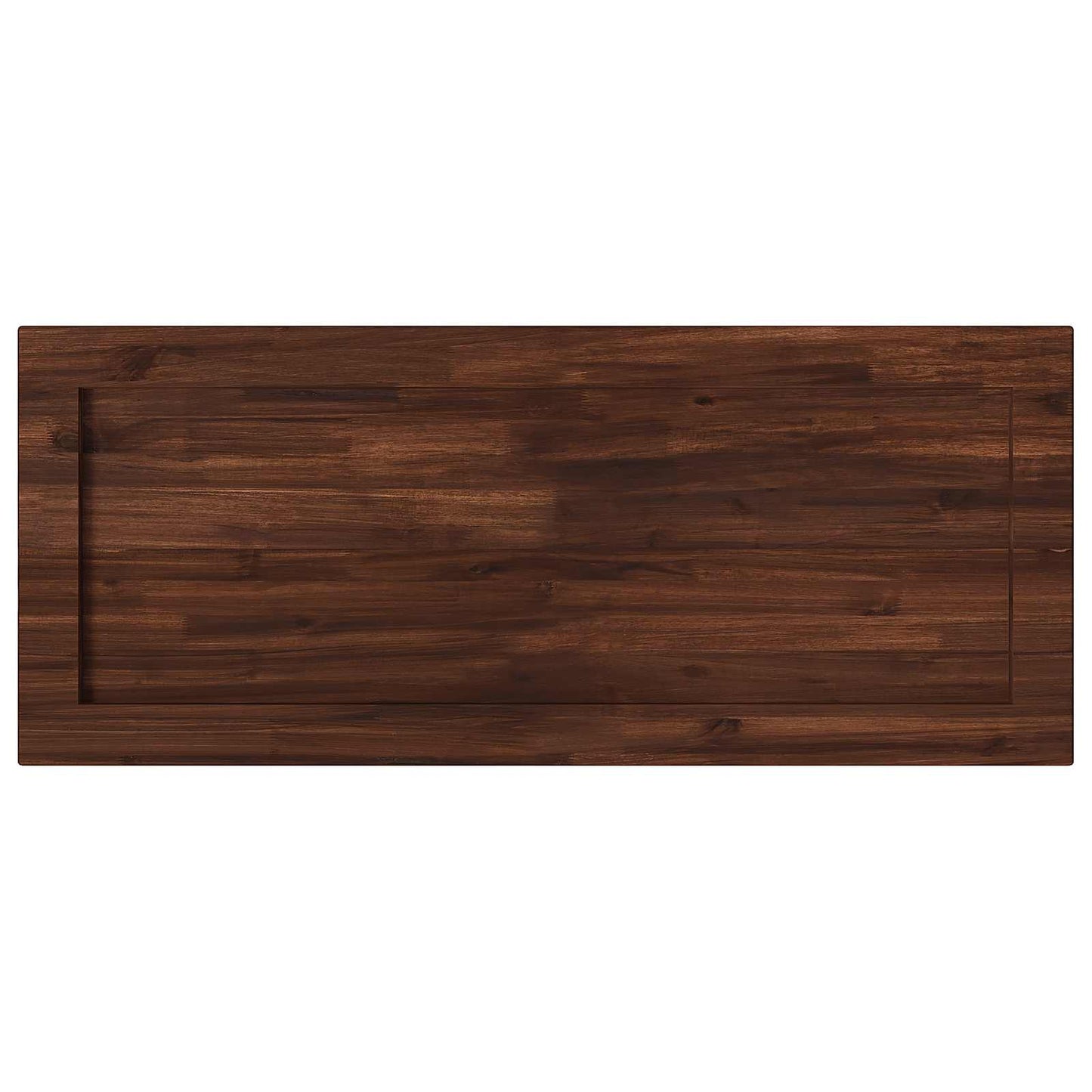 Rectangular Table Top 110 x 50 x 3.5 cm Rectangular Dark Brown