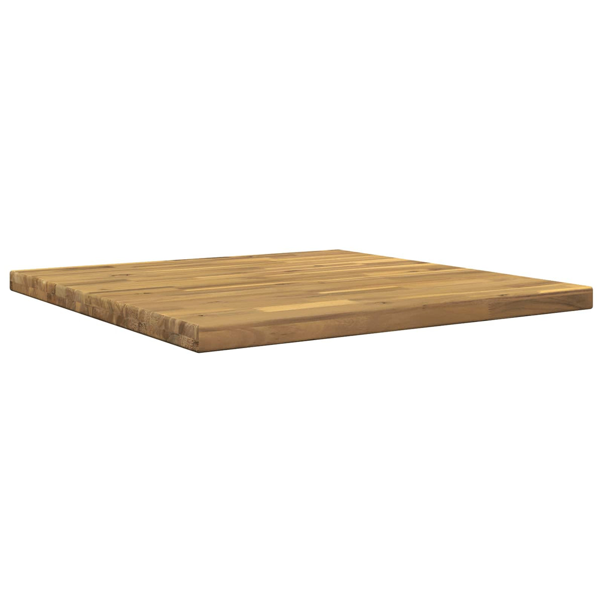 Rectangular Table Top 60 x 60 x 3.2 cm Square Solid Acacia Wood
