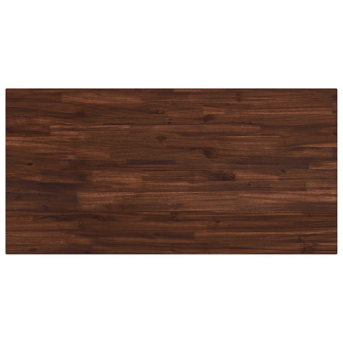 Rectangular Table Top 130 x 60 x 3.5 cm Rectangular Dark Brown