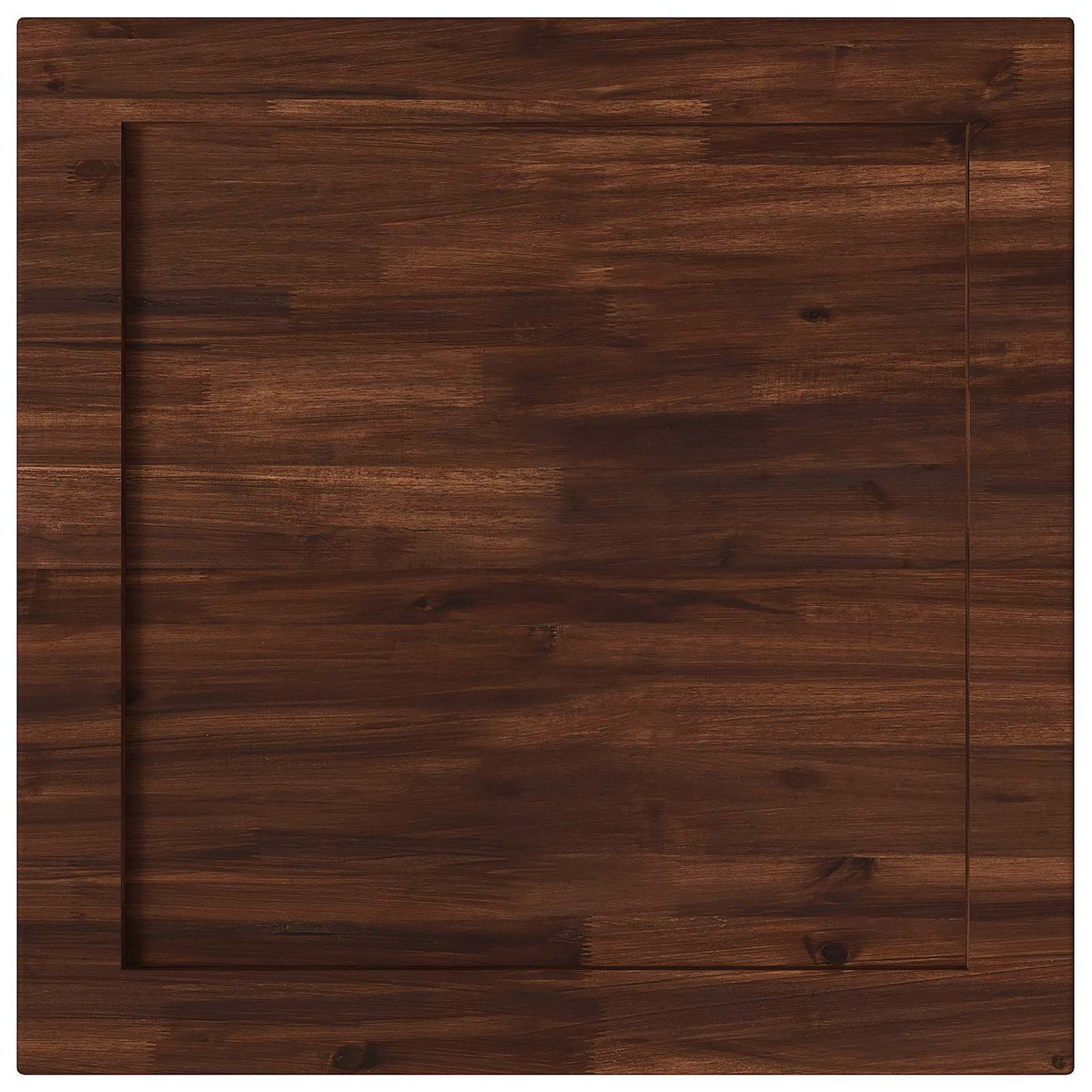 Rectangular Table Top 70 x 70 x 3.5 cm Square Solid Acacia Wood