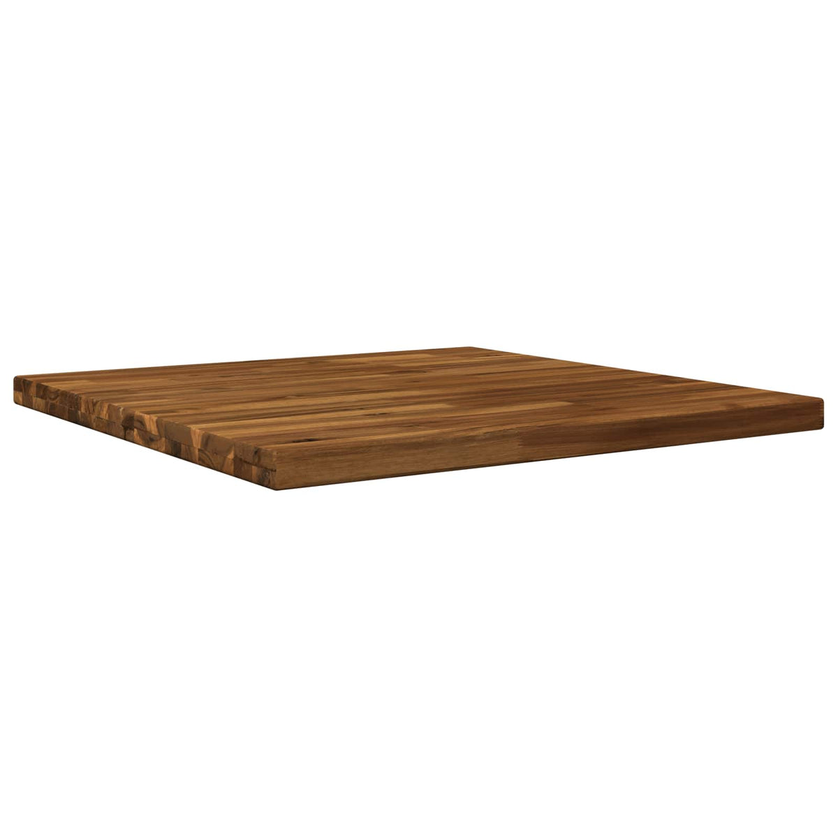 Rectangular Table Top 70 x 70 x 3.2 cm Square Solid Acacia Wood