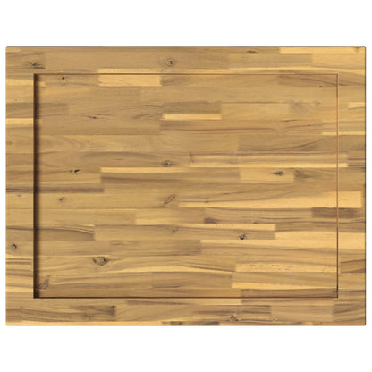 Rectangular Table Top 90 x 70 x 3.5 cm Rectangular White