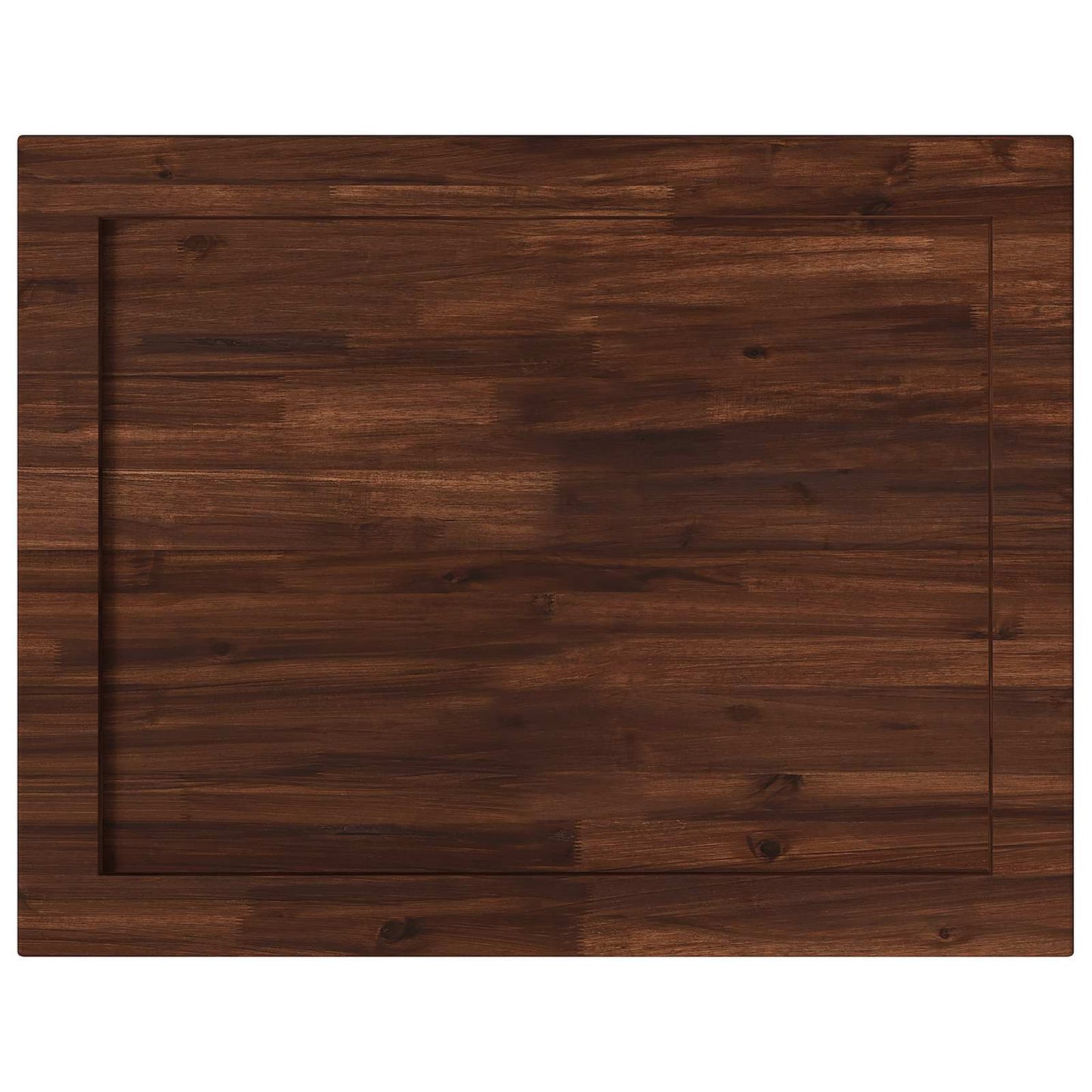 Rectangular Table Top 100 x 70 x 3.5 cm Rectangular Dark Brown