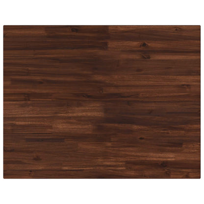 Rectangular Table Top 100 x 70 x 3.5 cm Rectangular Dark Brown