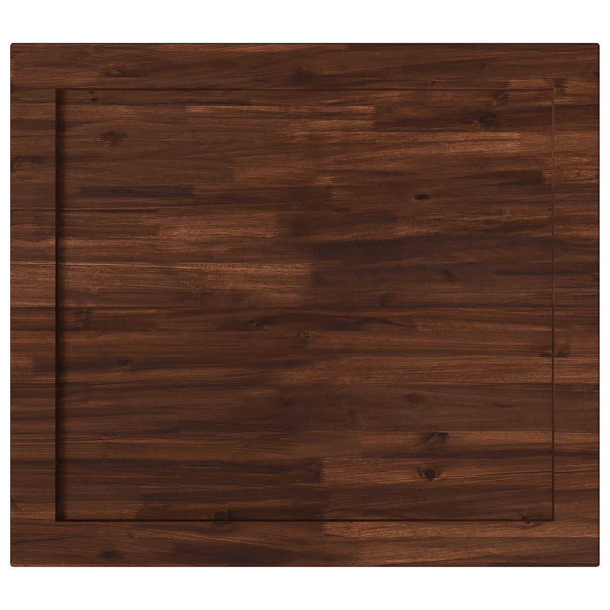 Rectangular Table Top 80 x 80 x 3.2 cm Square Solid Acacia Wood