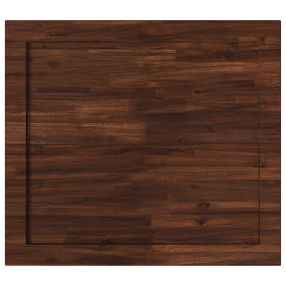 Rectangular Table Top 80 x 80 x 3.2 cm Square Solid Acacia Wood