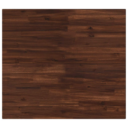 Rectangular Table Top 80 x 80 x 3.2 cm Square Solid Acacia Wood