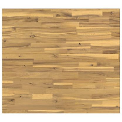 Rectangular Table Top 80 x 80 x 3.2 cm Square Solid Acacia Wood