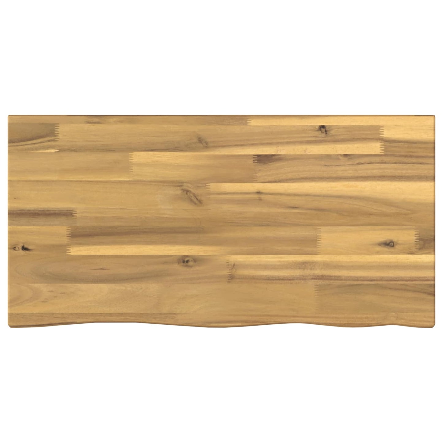 Live Edge Table Top 70 x 20 x 3.5 cm Rectangular White