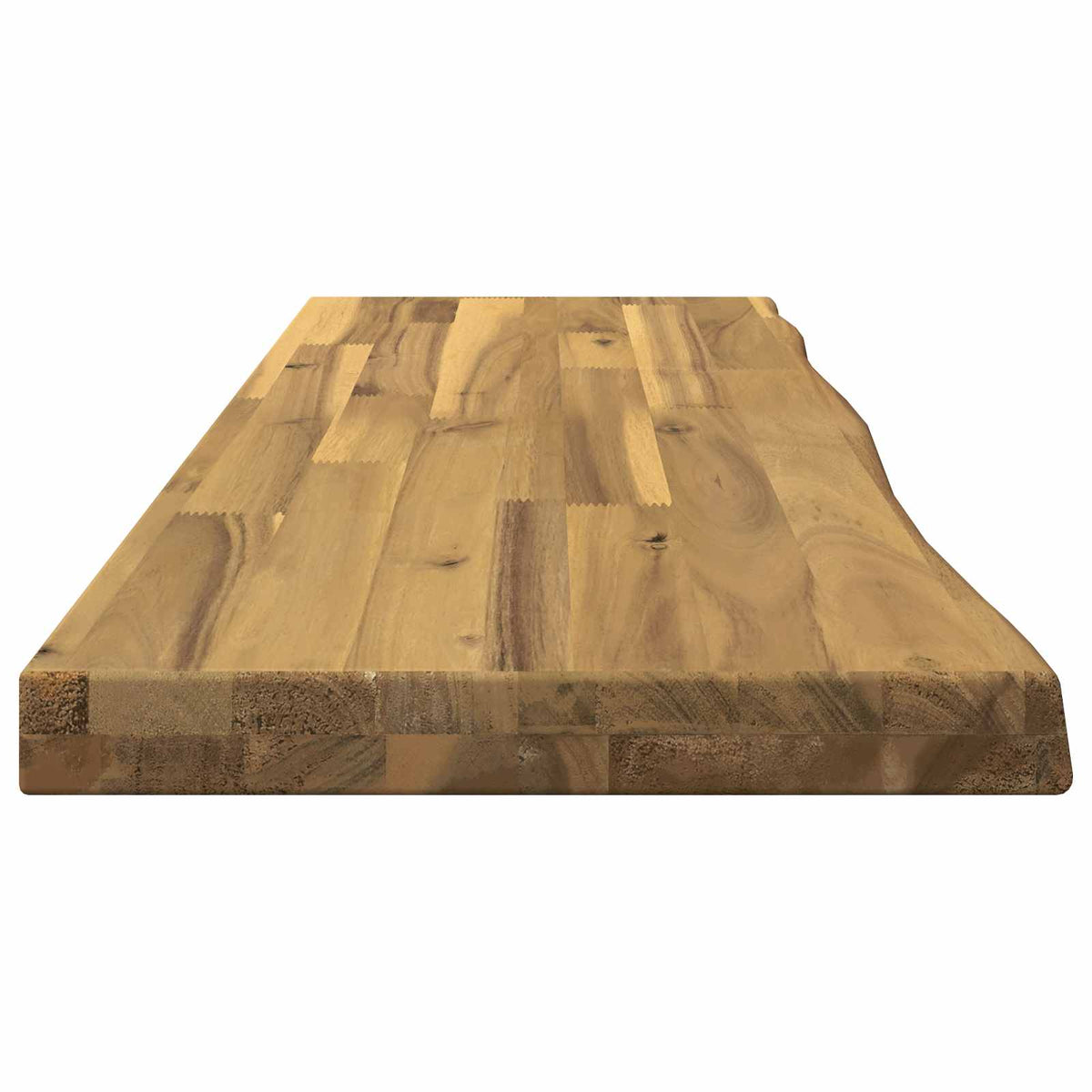 Live Edge Table Top 80 x 20 x 3.5 cm Rectangular White