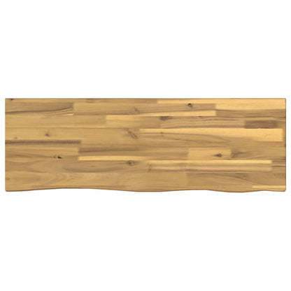Live Edge Table Top 90 x 20 x 3.5 cm Rectangular White