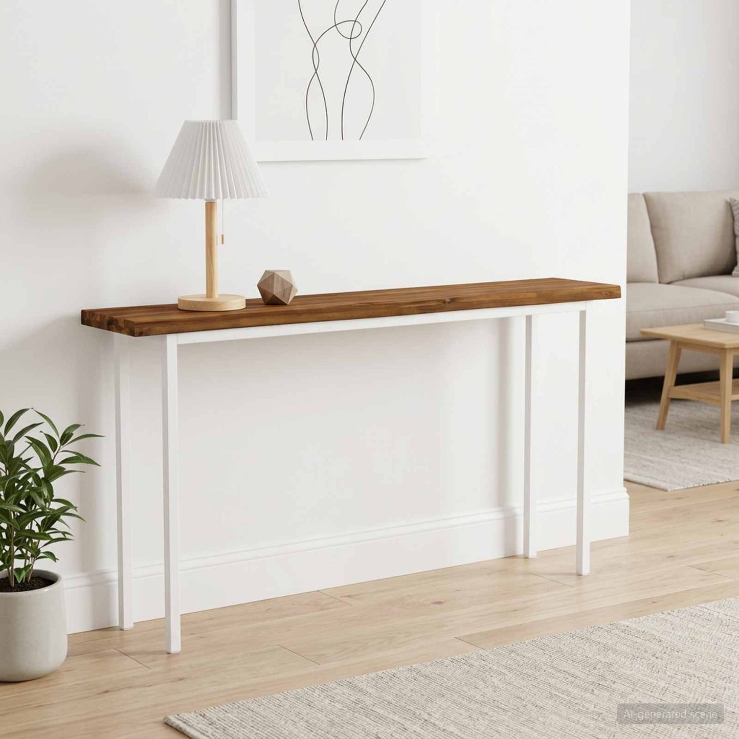 Live Edge Table Top 160 x 20 x 3.5 cm Rectangular Natural