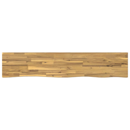 Live Edge Table Top 160 x 20 x 3.5 cm Rectangular White