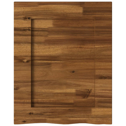Live Edge Table Top 30 x 30 x 3.5 cm Square Solid Acacia Wood