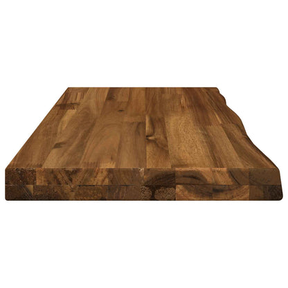Live Edge Table Top 40 x 30 x 3.5 cm Rectangular Natural