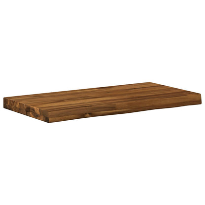 Live Edge Table Top 60 x 30 x 3.5 cm Rectangular Natural