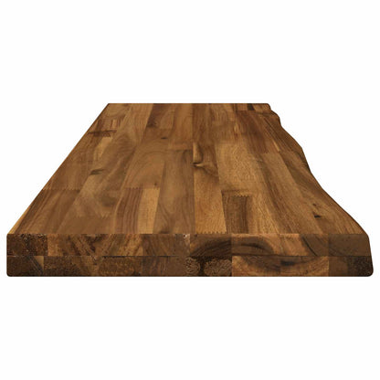 Live Edge Table Top 80 x 30 x 3.5 cm Rectangular Natural