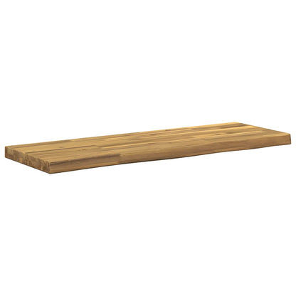 Live Edge Table Top 90 x 30 x 3.5 cm Rectangular White