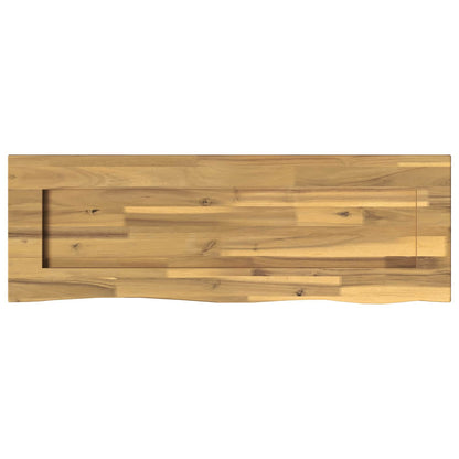 Live Edge Table Top 90 x 30 x 3.5 cm Rectangular White