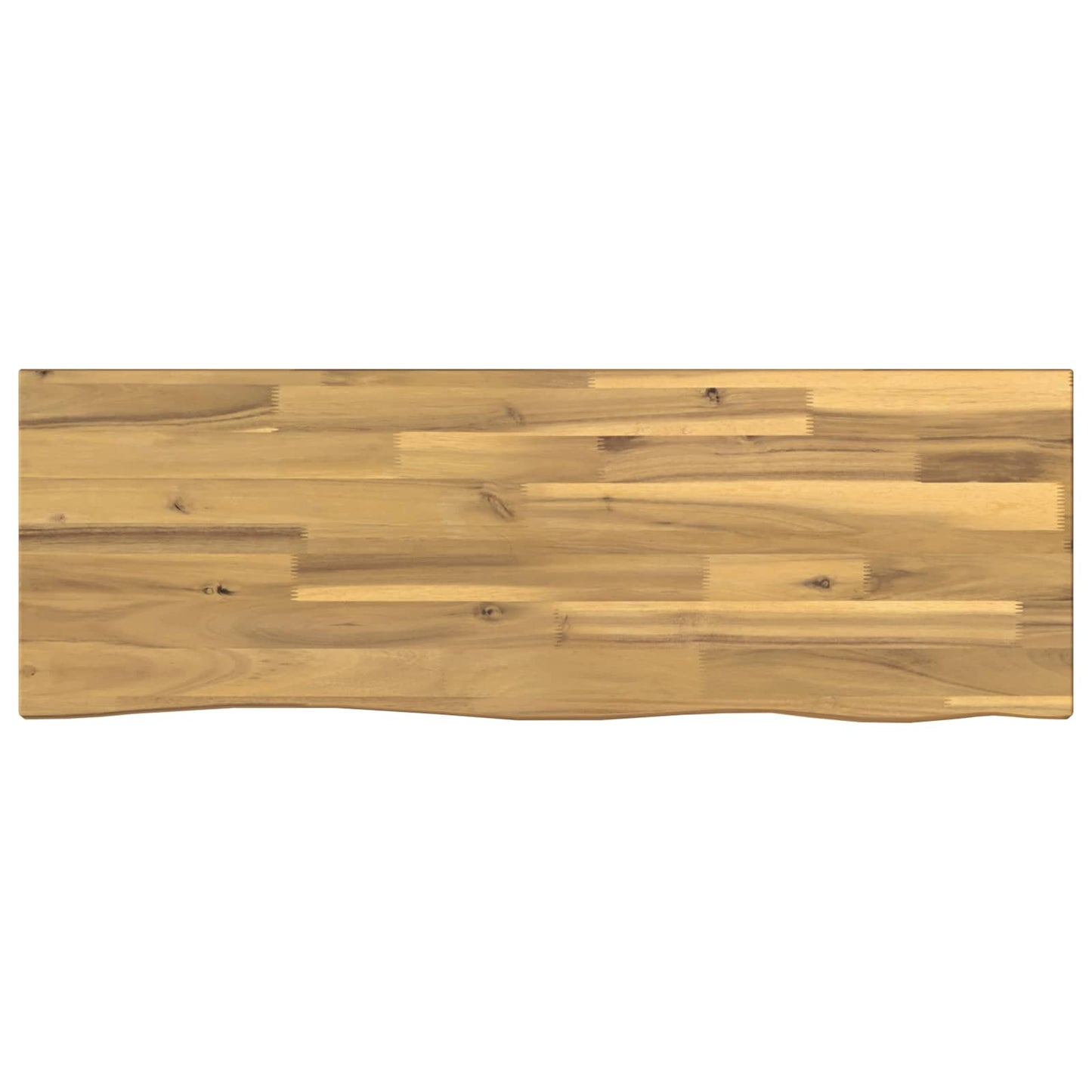Live Edge Table Top 90 x 30 x 3.5 cm Rectangular White