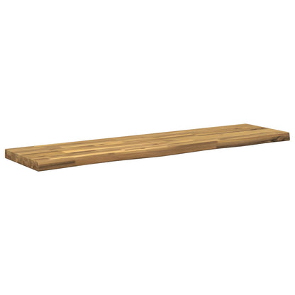 Live Edge Table Top 100 x 30 x 3.5 cm Rectangular White