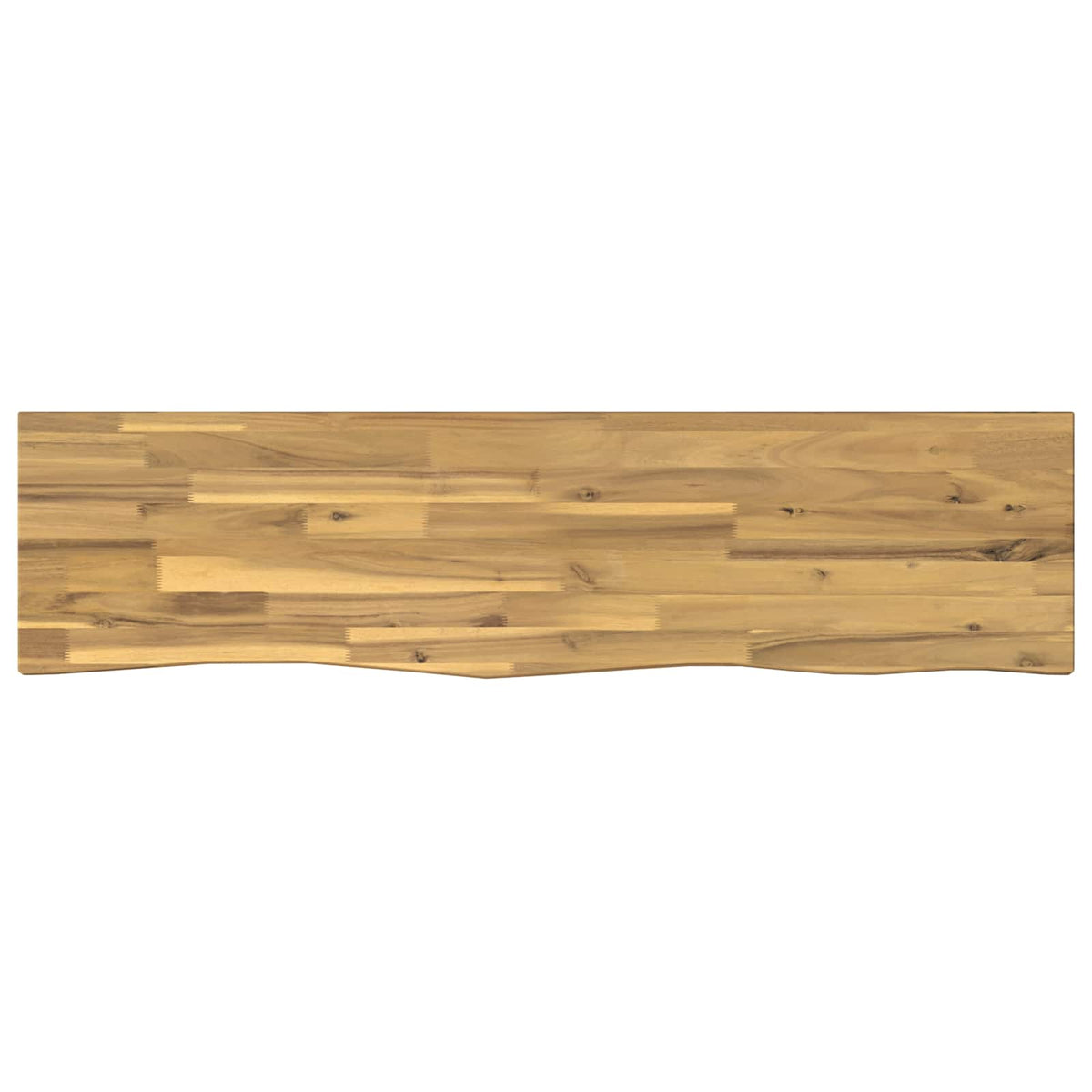 Live Edge Table Top 110 x 30 x 3.5 cm Rectangular White