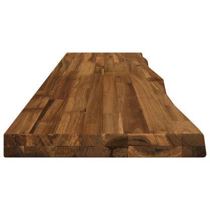 Live Edge Table Top 120 x 30 x 3.5 cm Rectangular Natural