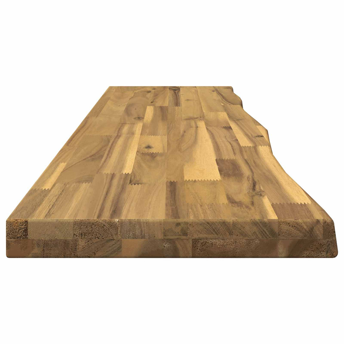 Live Edge Table Top 130 x 30 x 3.5 cm Rectangular White
