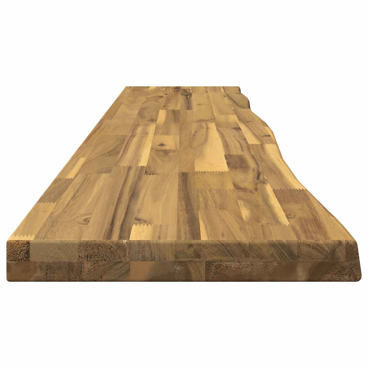 Live Edge Table Top 140 x 30 x 3.5 cm Rectangular White