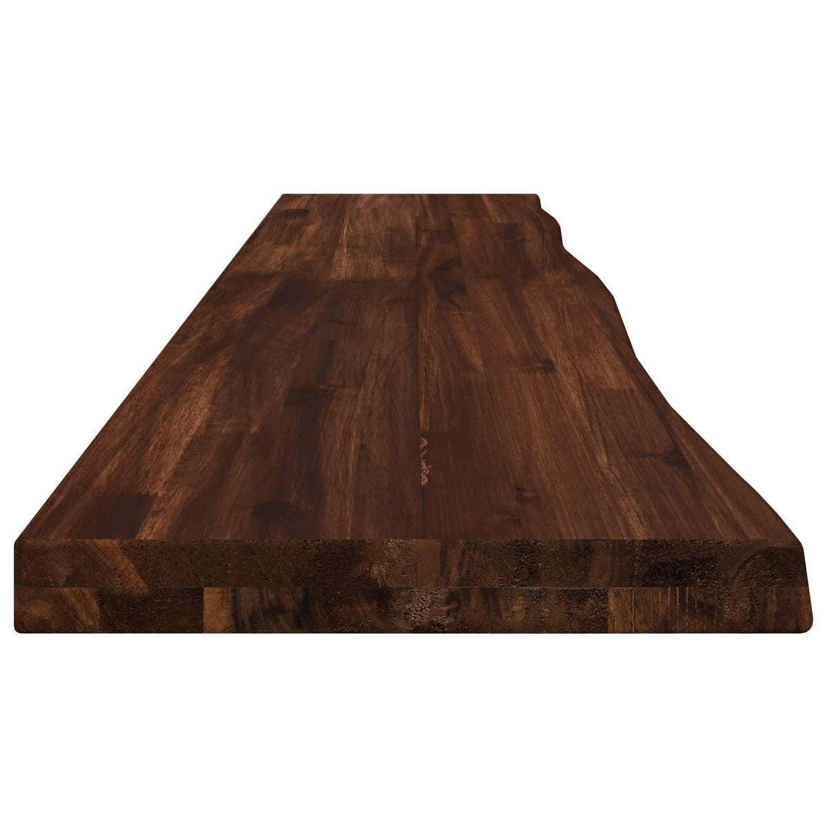 Live Edge Table Top 150 x 30 x 3.5 cm Rectangular Dark Brown