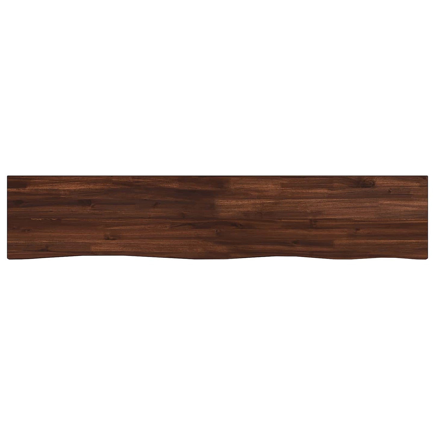 Live Edge Table Top 150 x 30 x 3.5 cm Rectangular Dark Brown