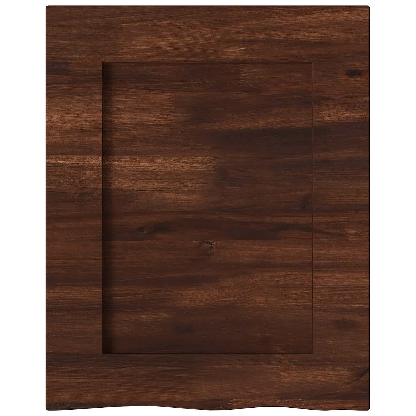 Live Edge Table Top 40 x 40 x 3.5 cm Square Solid Acacia Wood